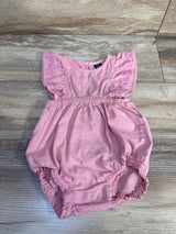 Baby Gap Embroidered Bubble Romper Pink sz 6-12m