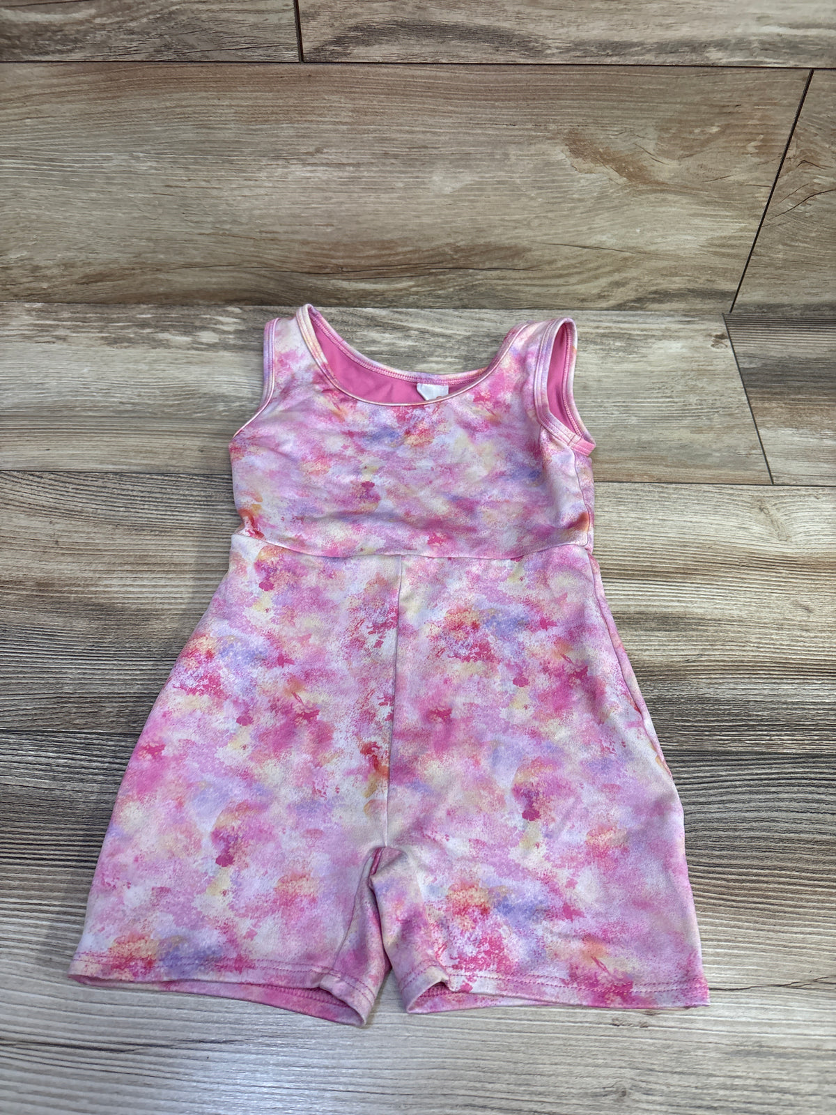 Cat & Jack Active Tank Shortie Romper Pink sz 4/5T