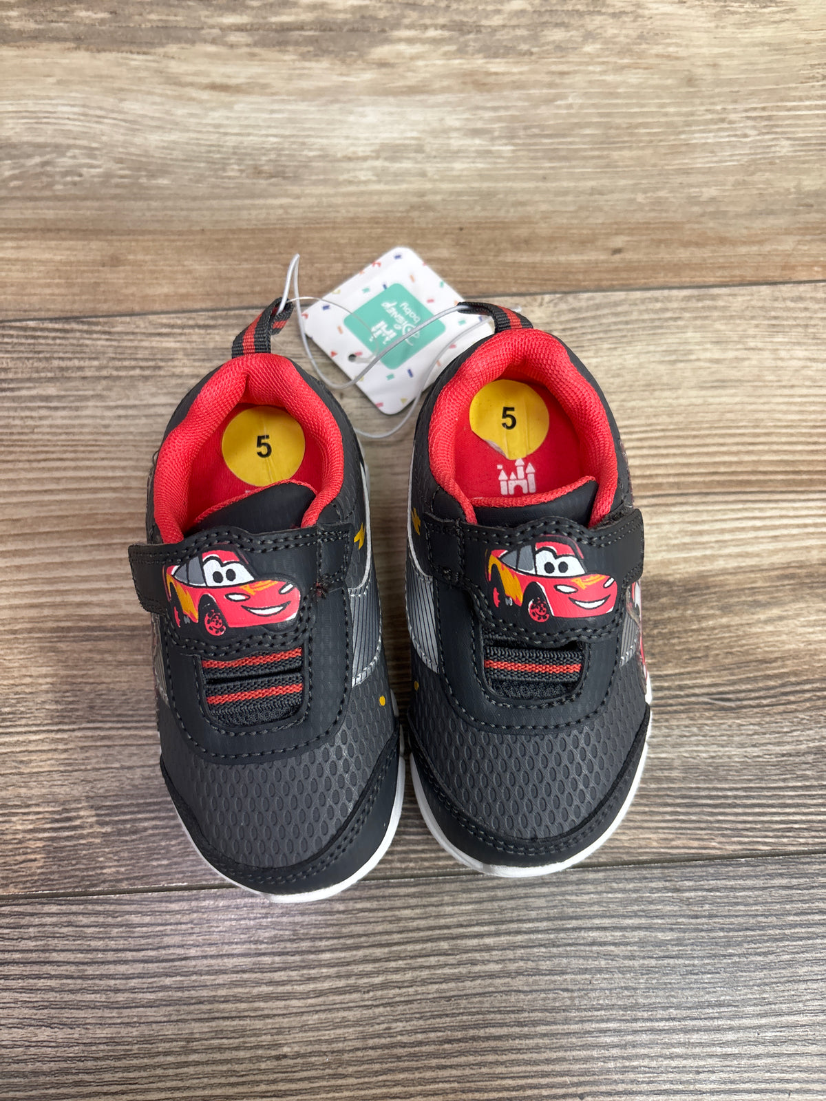 NEW Disney Baby Cars Sneakers Grey sz 6c