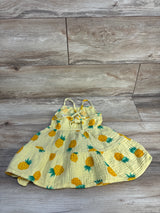 Cat & Jack Muslin Tank Dress Yellow sz 2T