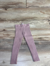 Zara Ribbed Sweater Knit Leggings Pink sz 2-3T