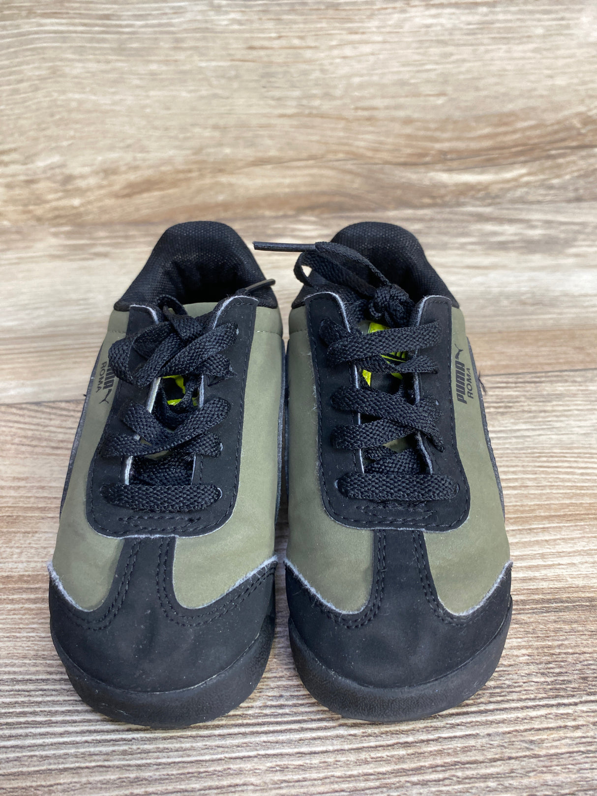 Puma Roma SL Jr 'Olive' Sneakers Green sz 7c