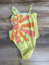 Old Navy 1pc Yellow Sunshine Cutout Swimsuit sz 3T