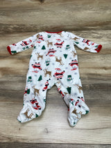 Just One You Santa Blanket Sleeper White sz 3m - Me n Mommy To Be
