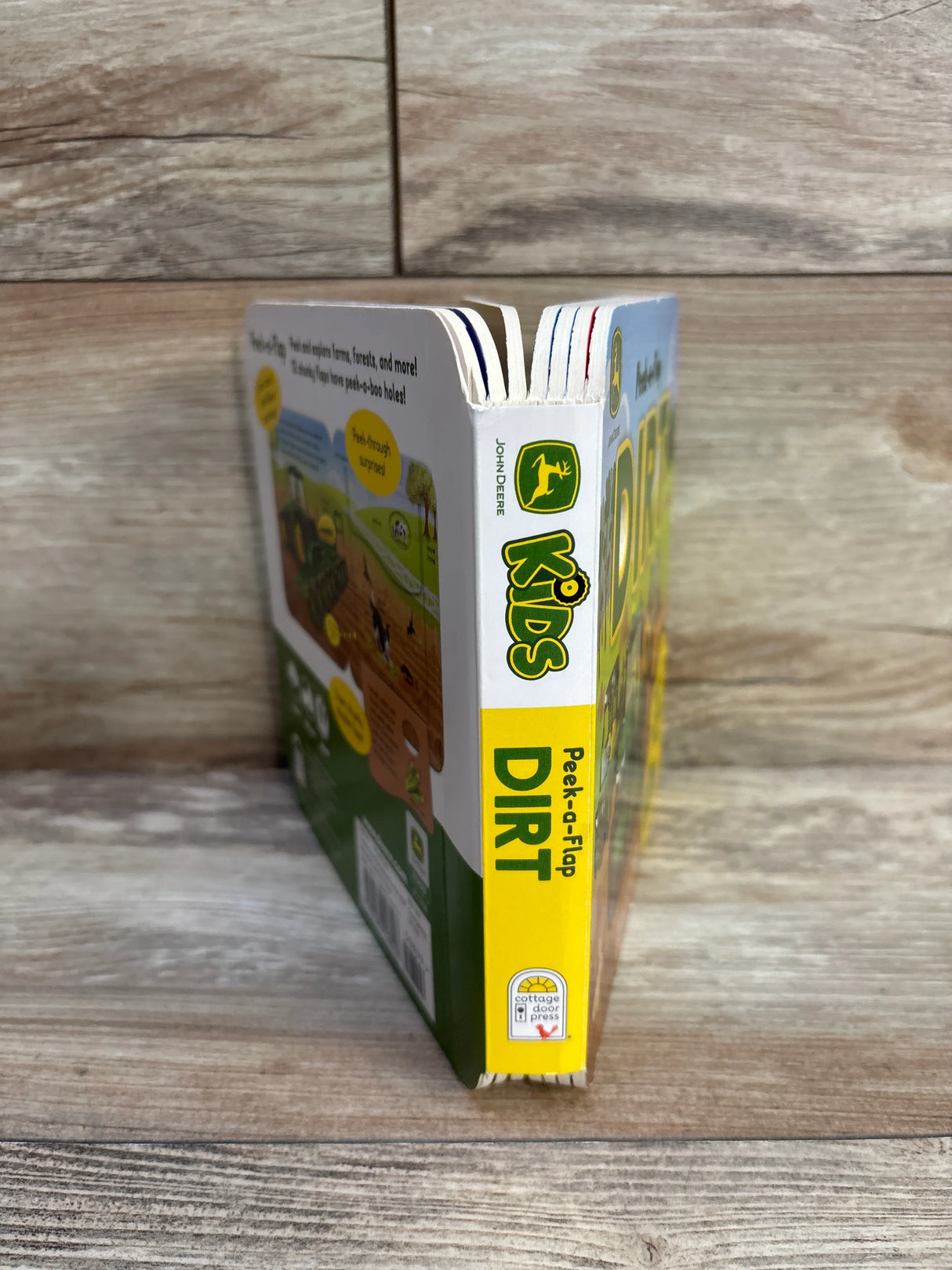 John Deere Peek-a-Flap Dirt Board Book