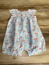 NEW Just One You Cherry Print Romper Blue sz 18m