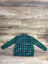 Fore Alex & Hudson Tartan Plaid Full Zip Jacket Green sz 2T
