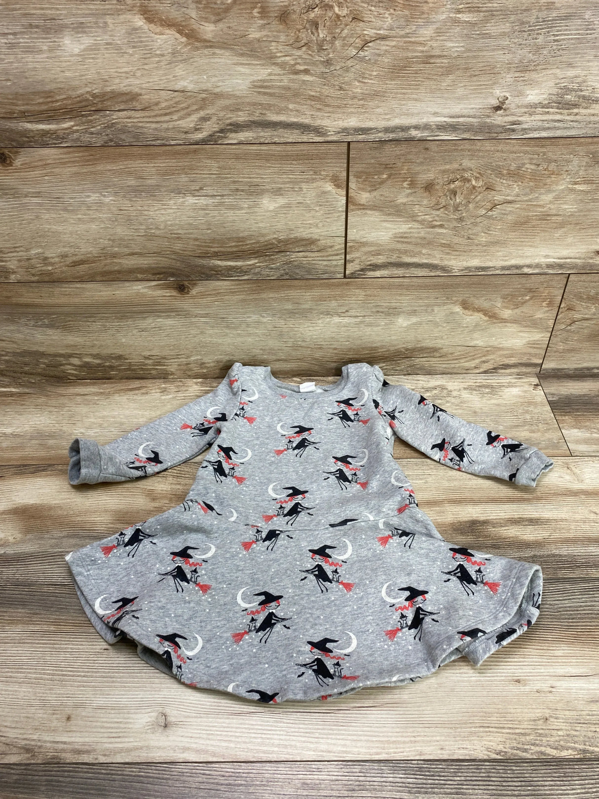 Baby Gap Witch Fit & Flare Dress Grey sz 3T - Me n Mommy To Be