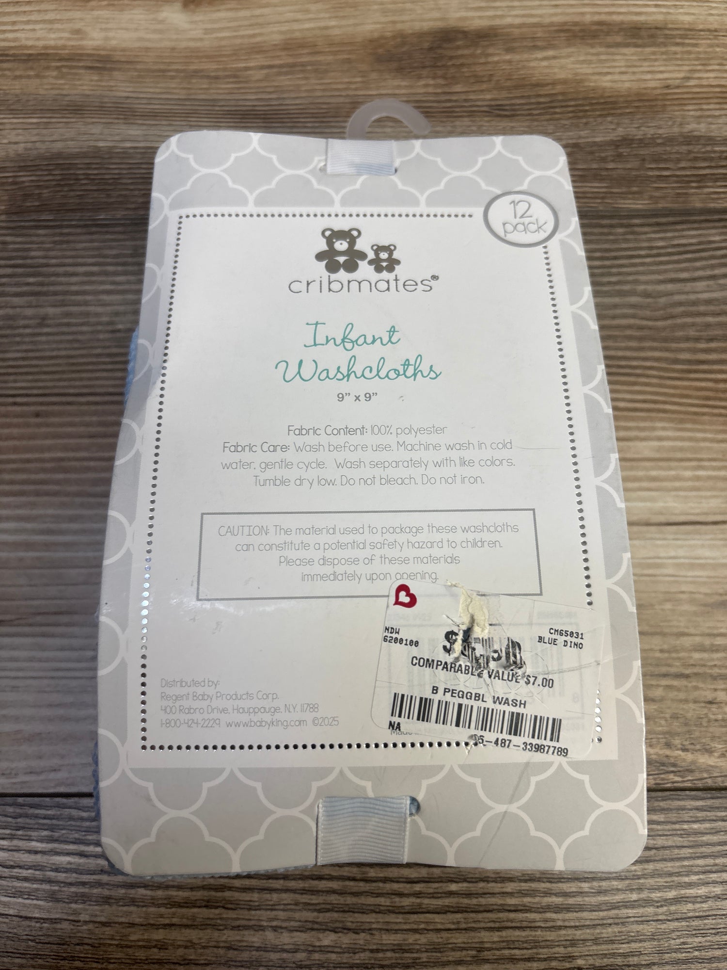 NEW Cribmates 12pk Washcloths