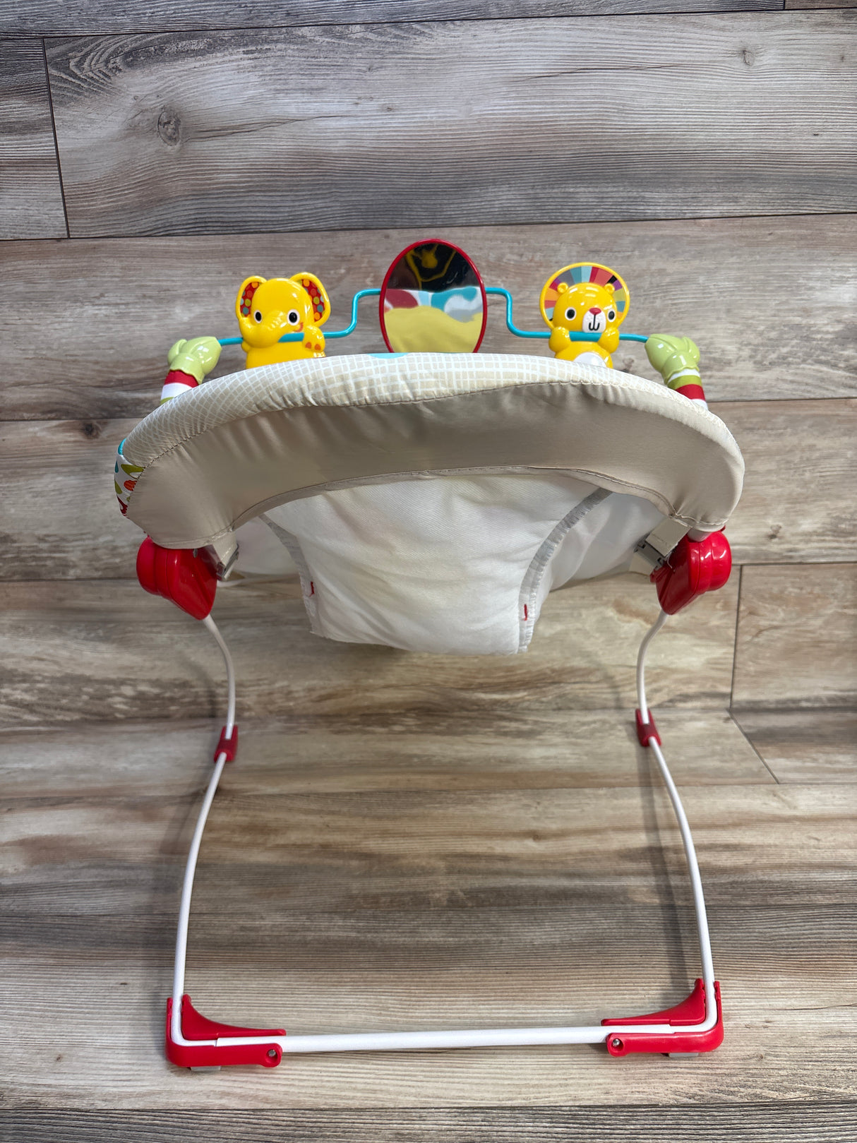 Bright Starts Portable Baby Bouncer in Playful Pinwheels