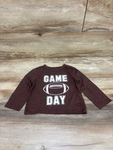 Children's Place Game Day Shirt Brown sz 12-18m