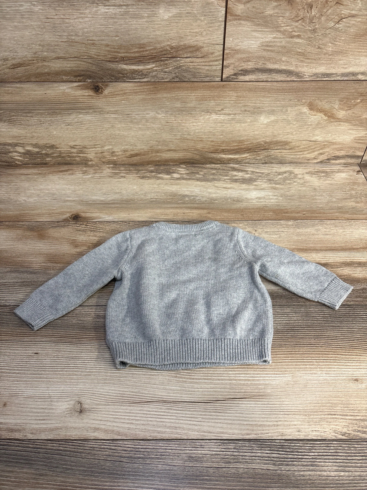Cat & Jack Cable Knit Pull Over Sweater Grey sz 3-6m