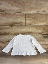 NEW Old Navy Solid White Thermal Shirt sz 3T