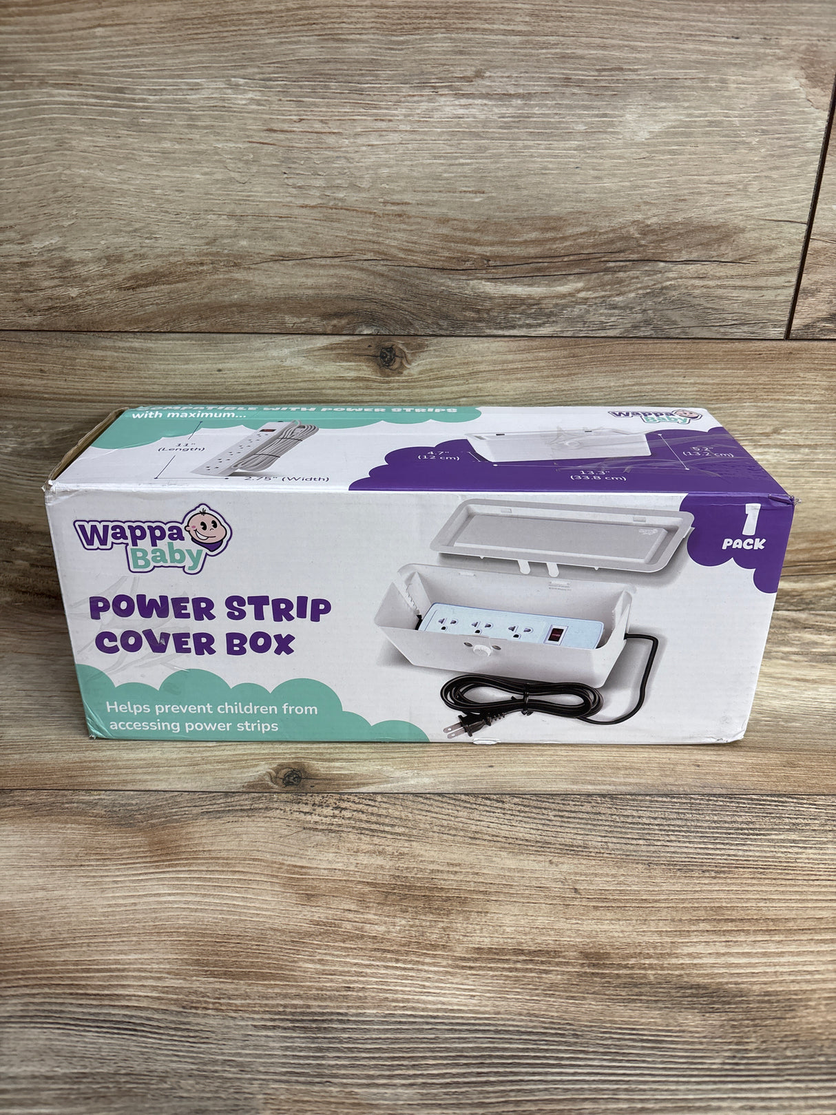 NEW Wappa Baby Power Strip Cover Box