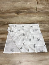 Amazing Baby Muslin Swaddle Blanket Zebra Print Black & White