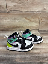 Jordan 1 Mid TD 'Pastel Black' Sneakers sz 5c