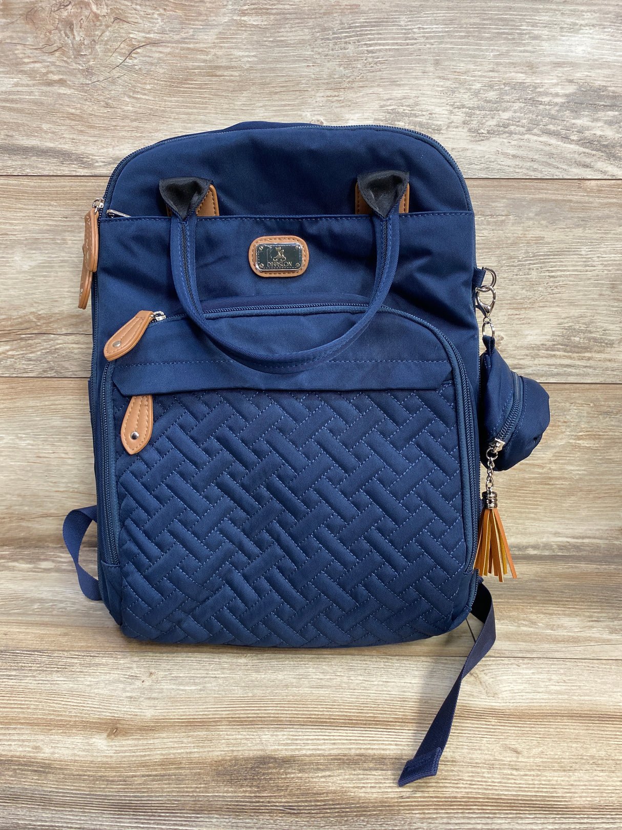 NEW Dikaslon Diaper Bag Backpack with Portable Changing Pad Navy