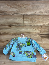 NEW Disney Toy Story Buzz Lightyear Sweatshirt Blue sz 3T