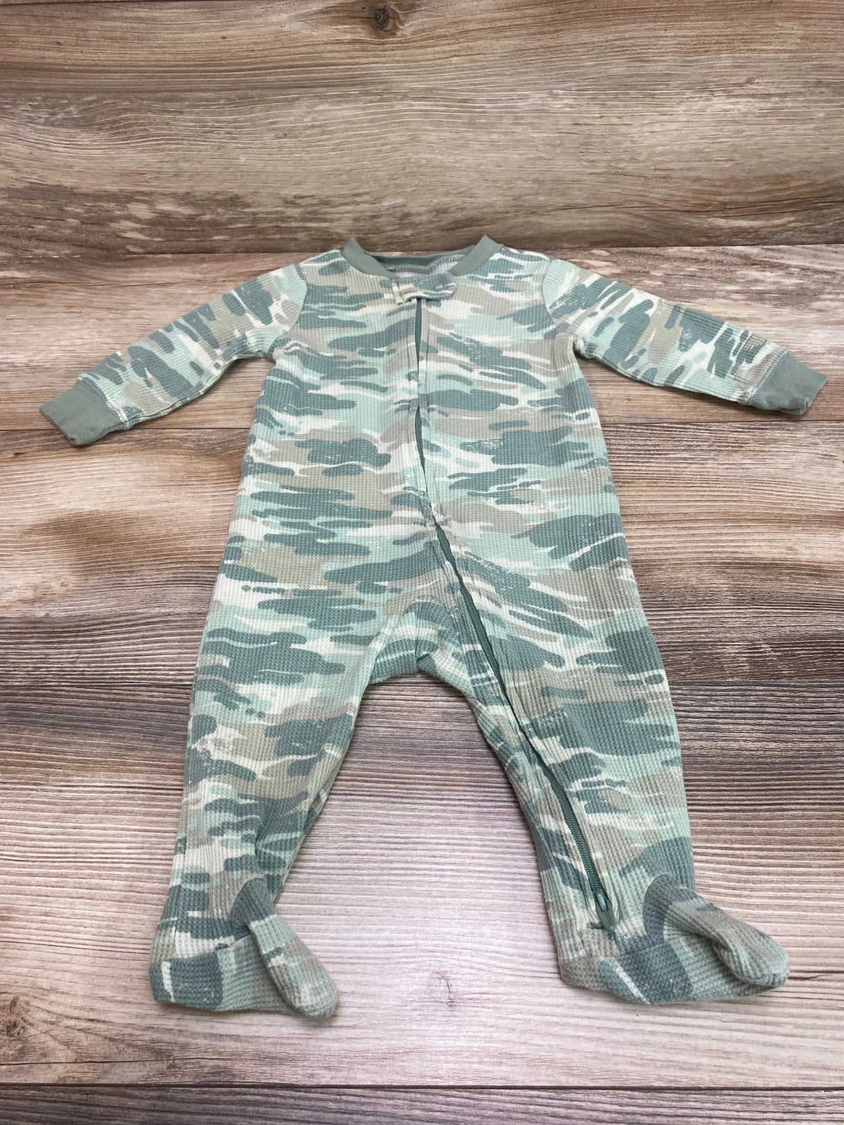 Carter's Thermal Camo Sleeper Green sz 6m