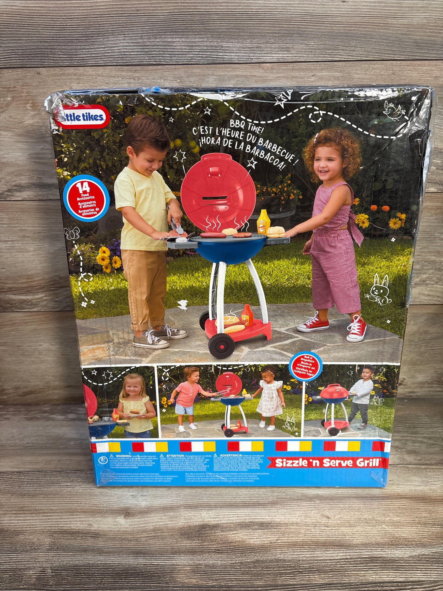 NEW Little Tikes Sizzle 'n Serve Grill