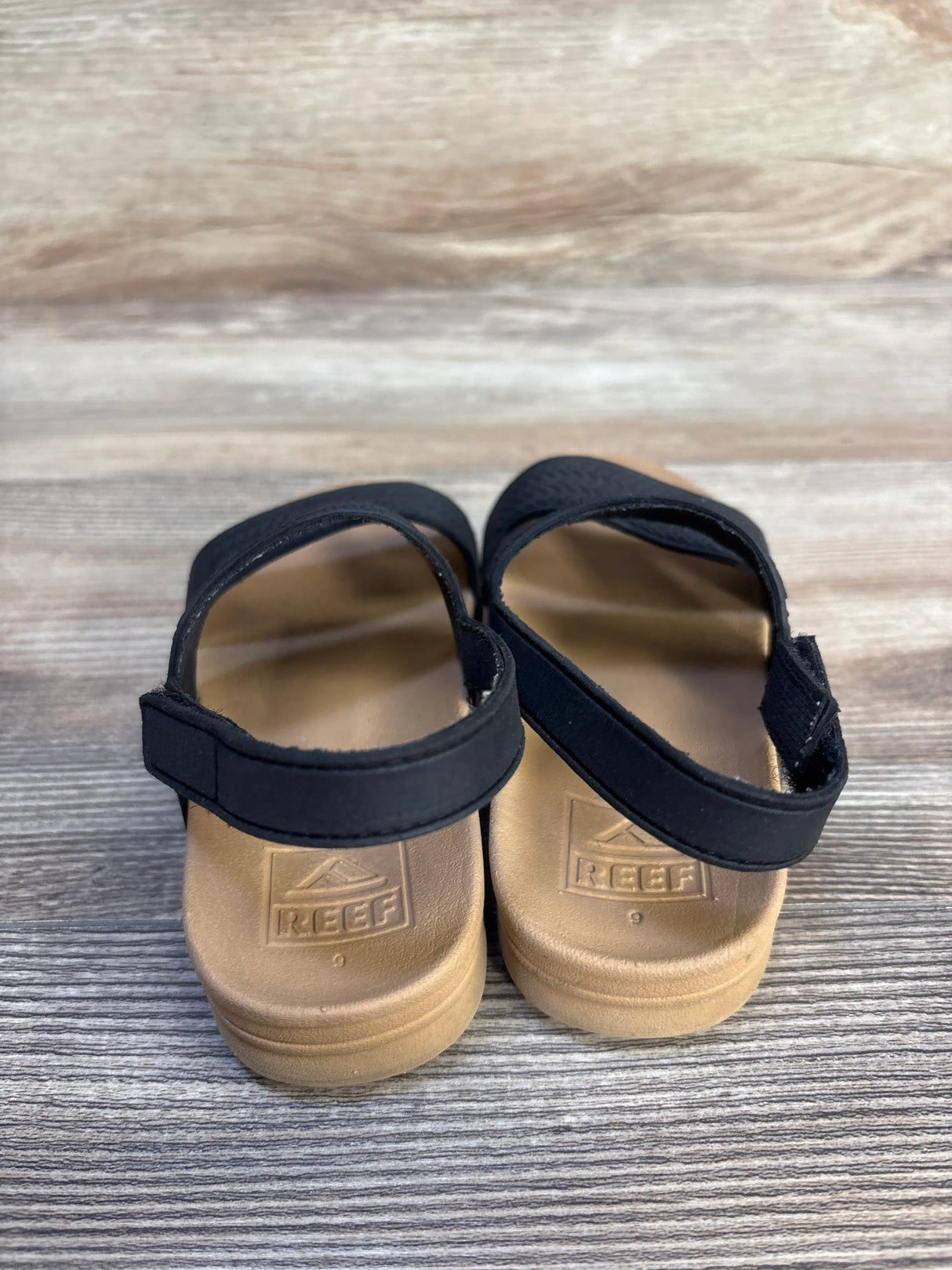 Reef Little Water Vista Sandals Black sz 9c