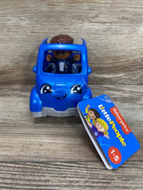 NEW Fisher Price Little People Blue Car