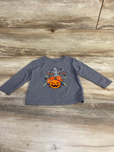 Cat & Jack Skeleton Shirt Grey sz 18m - Me n Mommy To Be