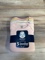 NEW Gerber 5pk Bodysuit Set Pink sz 0-3m