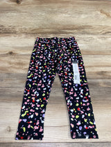 NEW Okie Dokie Black Pebble Print Leggings sz 2T