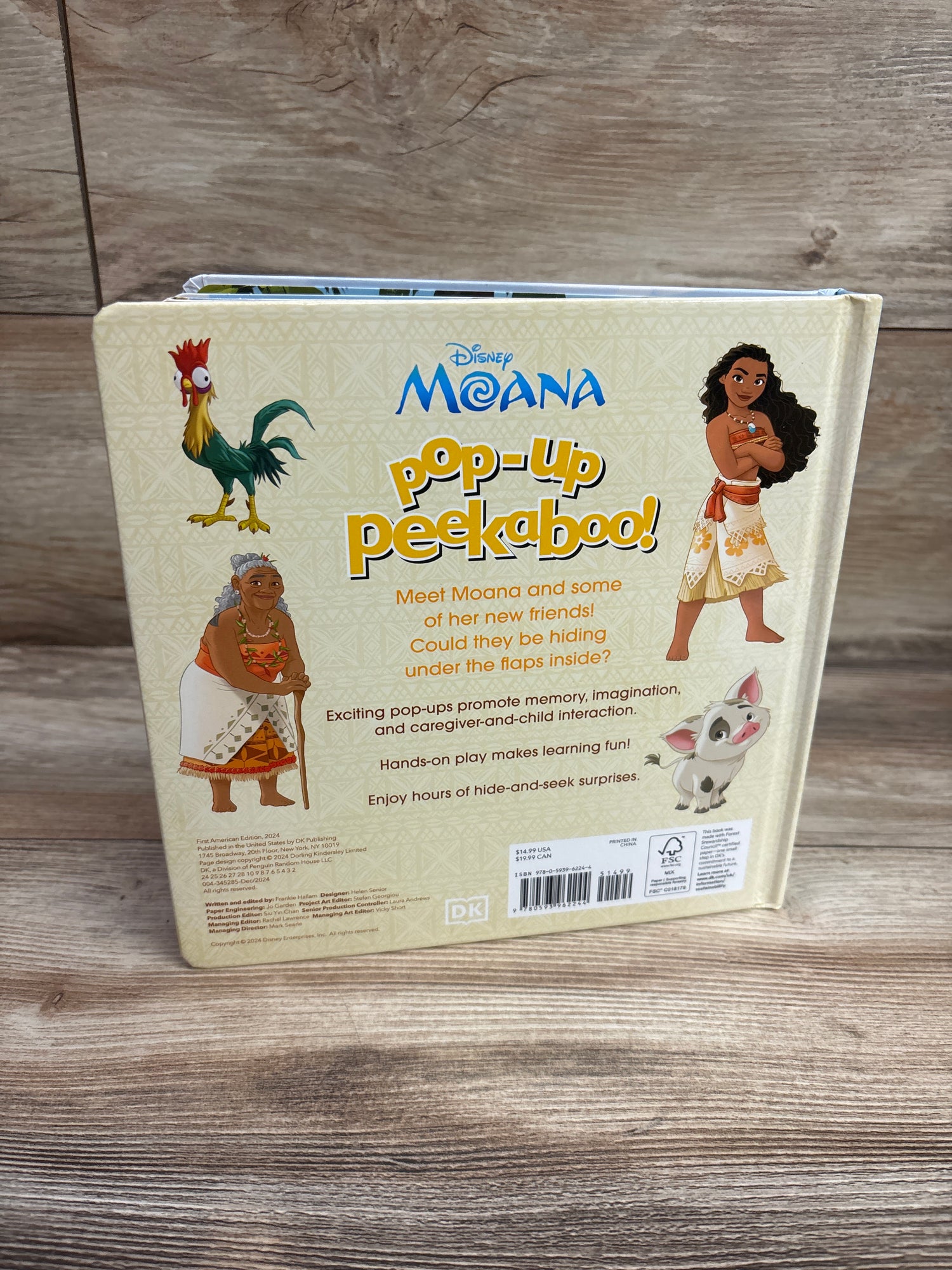 Pop-Up Peekaboo! Disney Moana Board Book