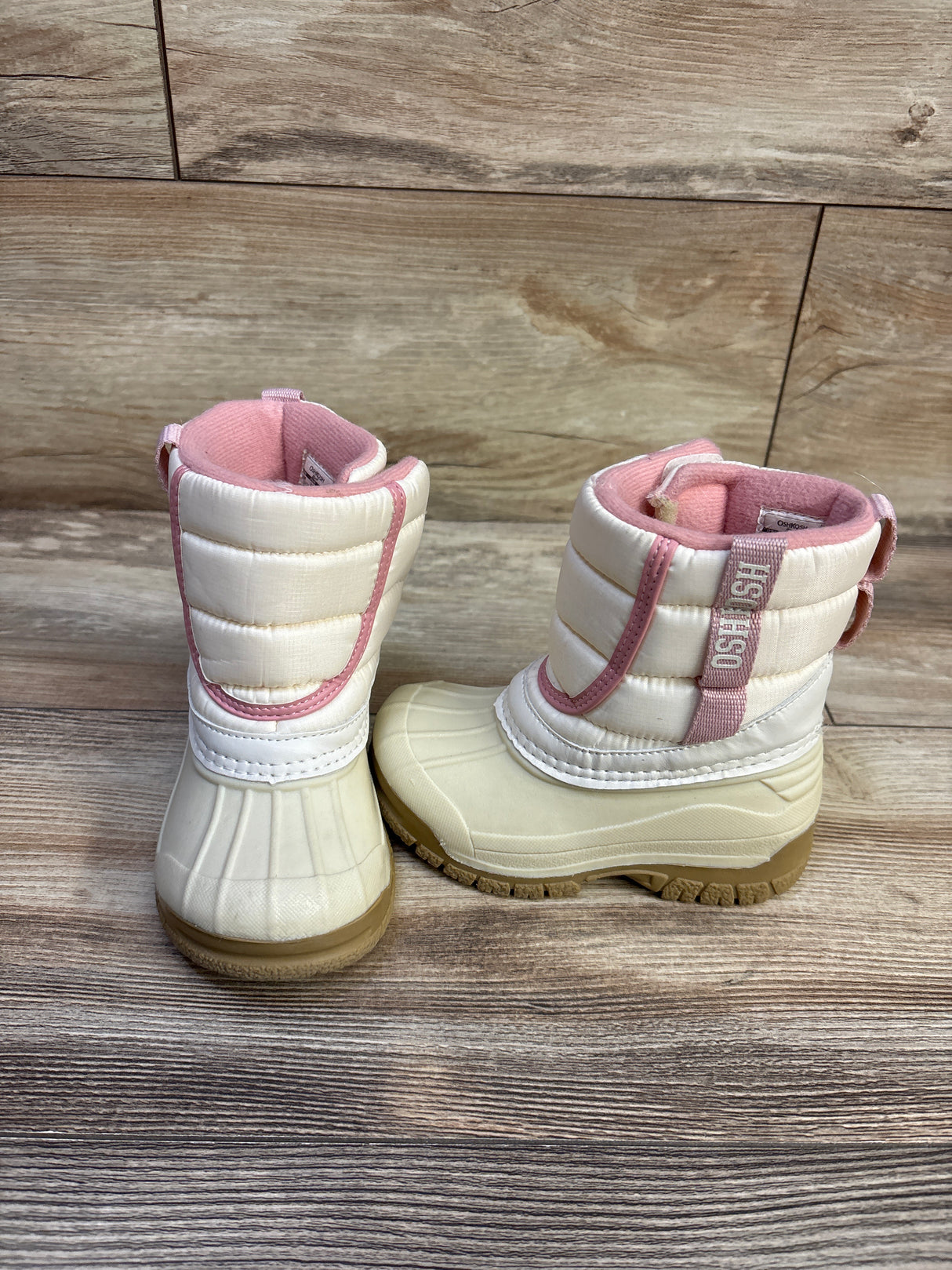 Oshkosh Splash Winter Boots Ivory sz 6c