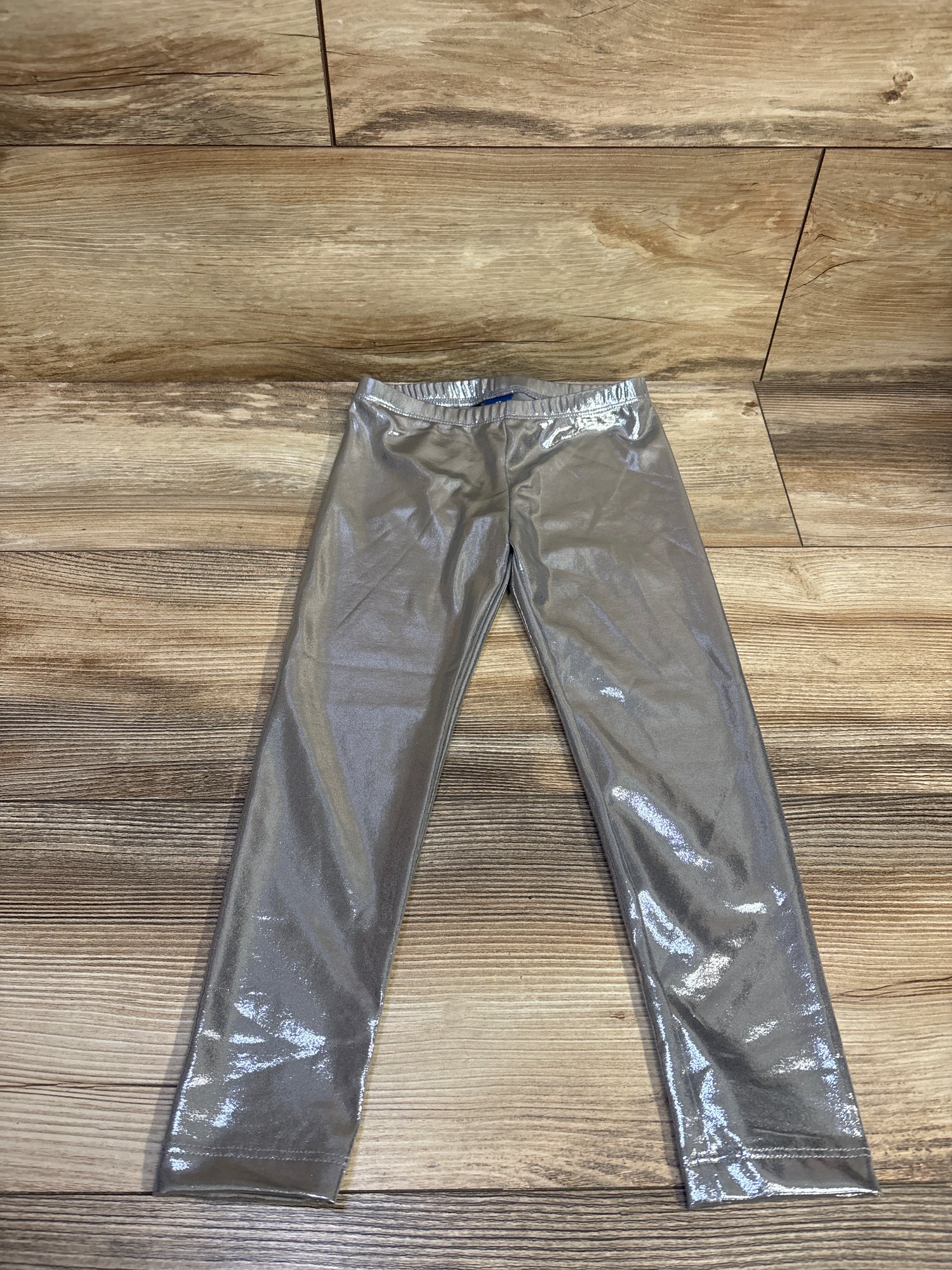NEW Old Navy Metallic Leggings Silver sz 4T