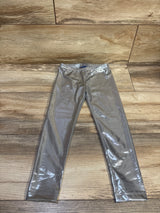 NEW Old Navy Metallic Leggings Silver sz 4T