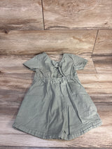 Old Navy Button-Up Shortie Romper Green sz 5T