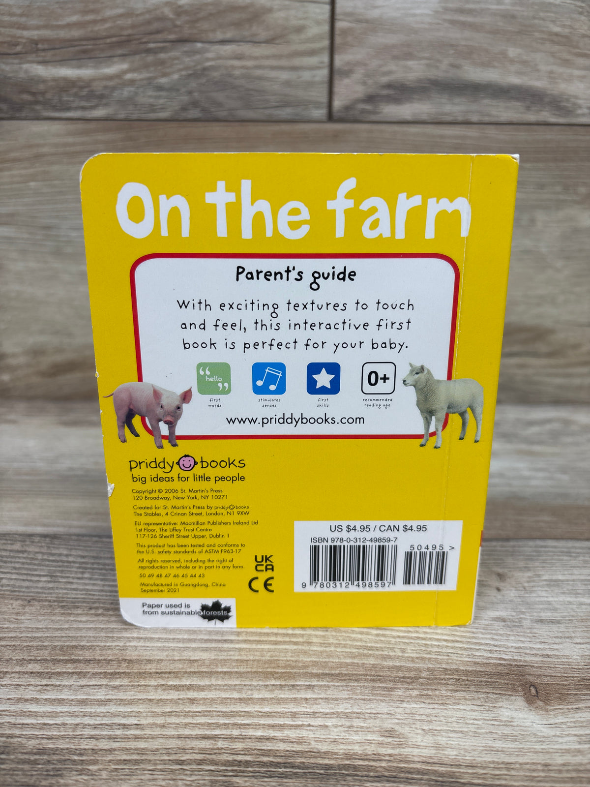 Priddy On the Farm Touch & Feel Board Book