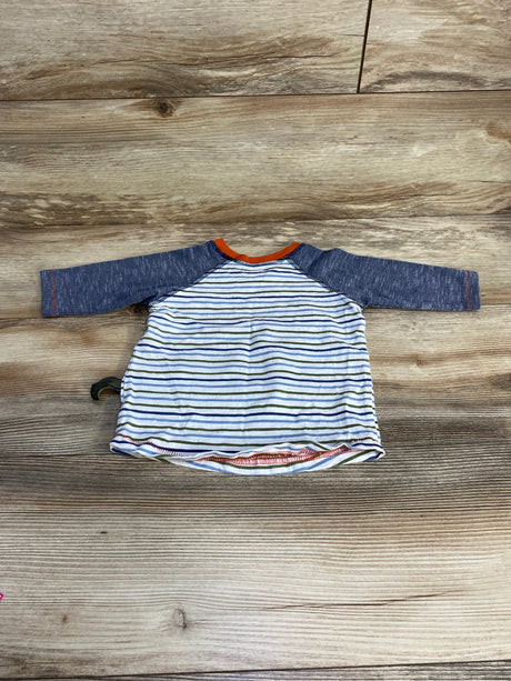 Mud Pie Fish Applique Raglan Shirt Grey sz 12-18m - Me n Mommy To Be