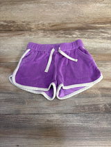 Cat & Jack Drawstring Terry Cloth Shorts Purple sz 2T