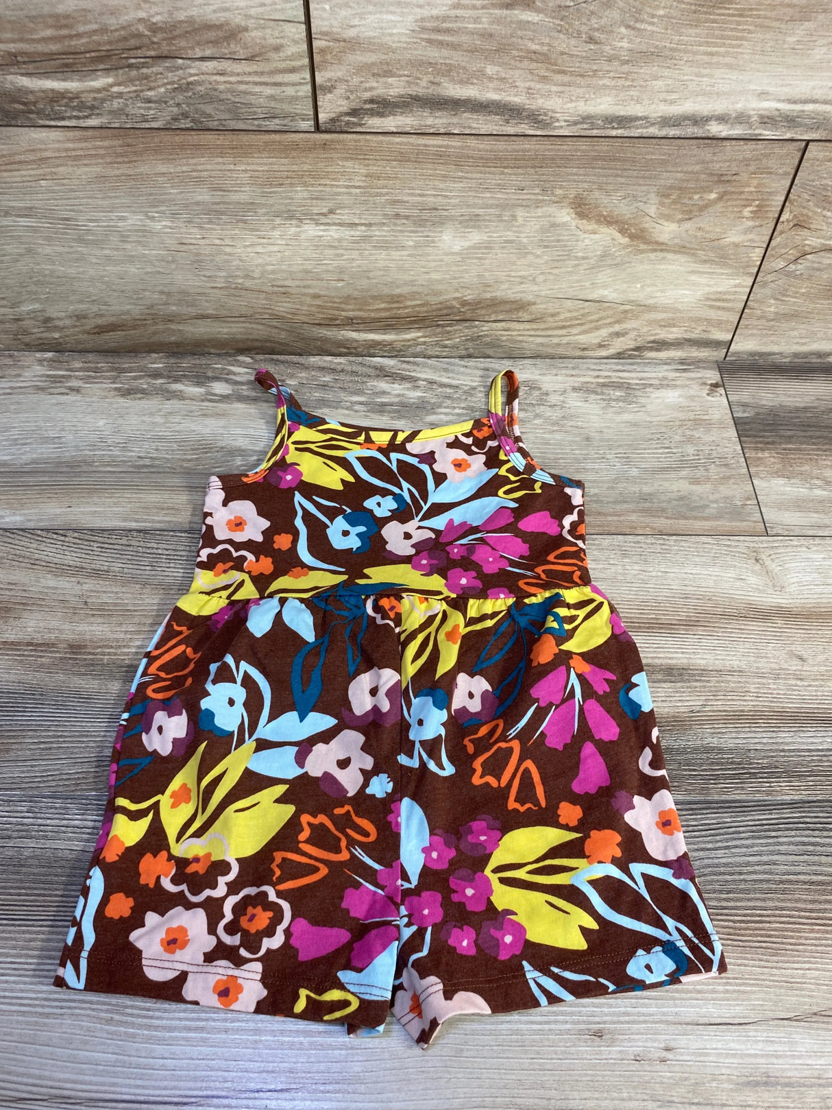 Carter's Tank Shortie Romper Brown sz 3T