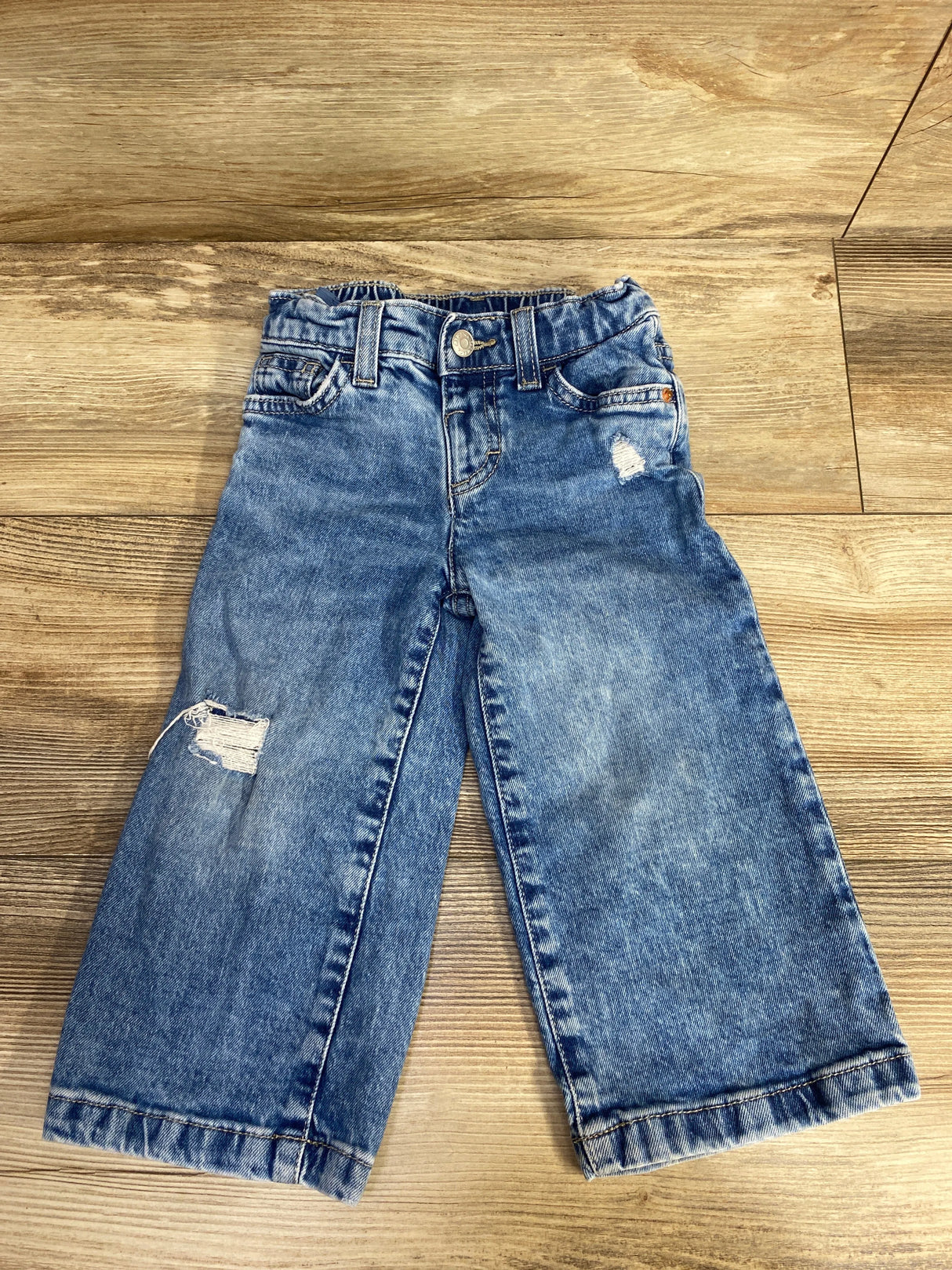 Cat & Jack Denim Distressed Jeans Blue sz 2T