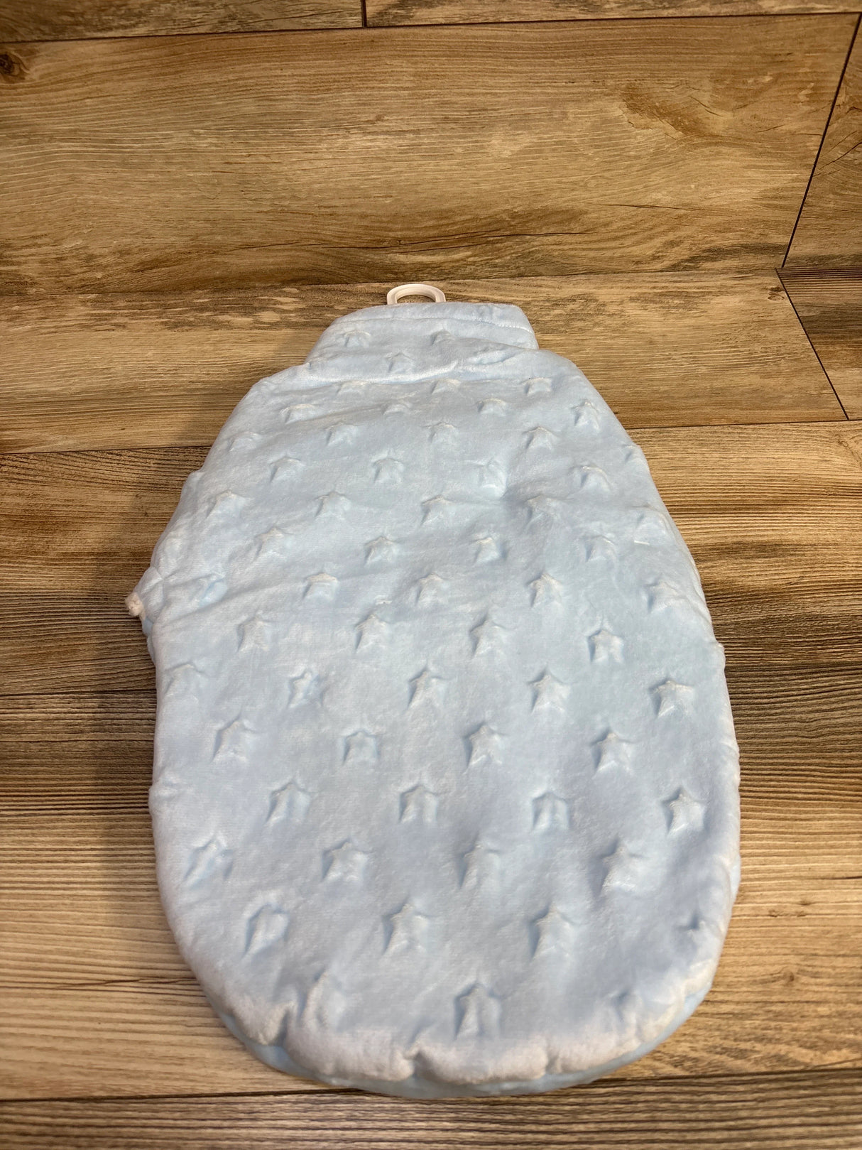 NEW Tiny Hugs Star Print Plush Swaddle Wrap Blue sz 0-3m