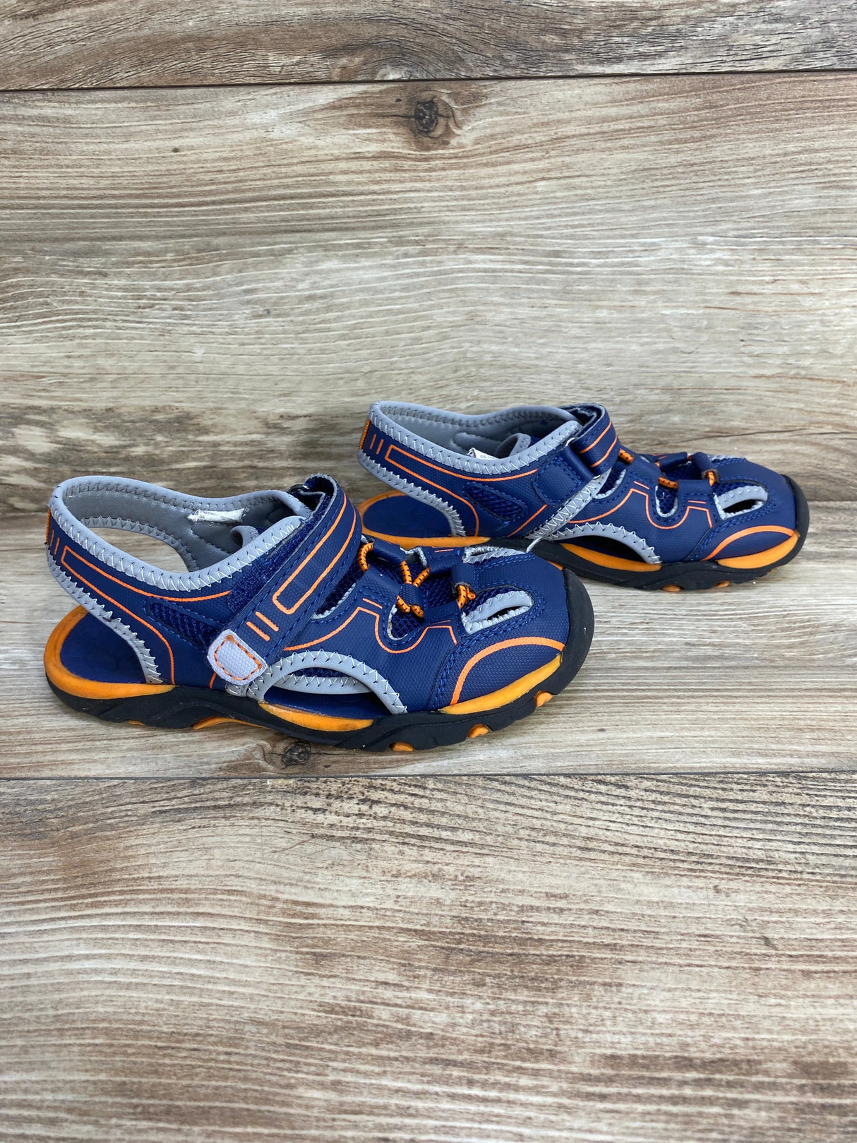 Wonder Nation Boys' Closed Toe Sandals Navy sz 11c