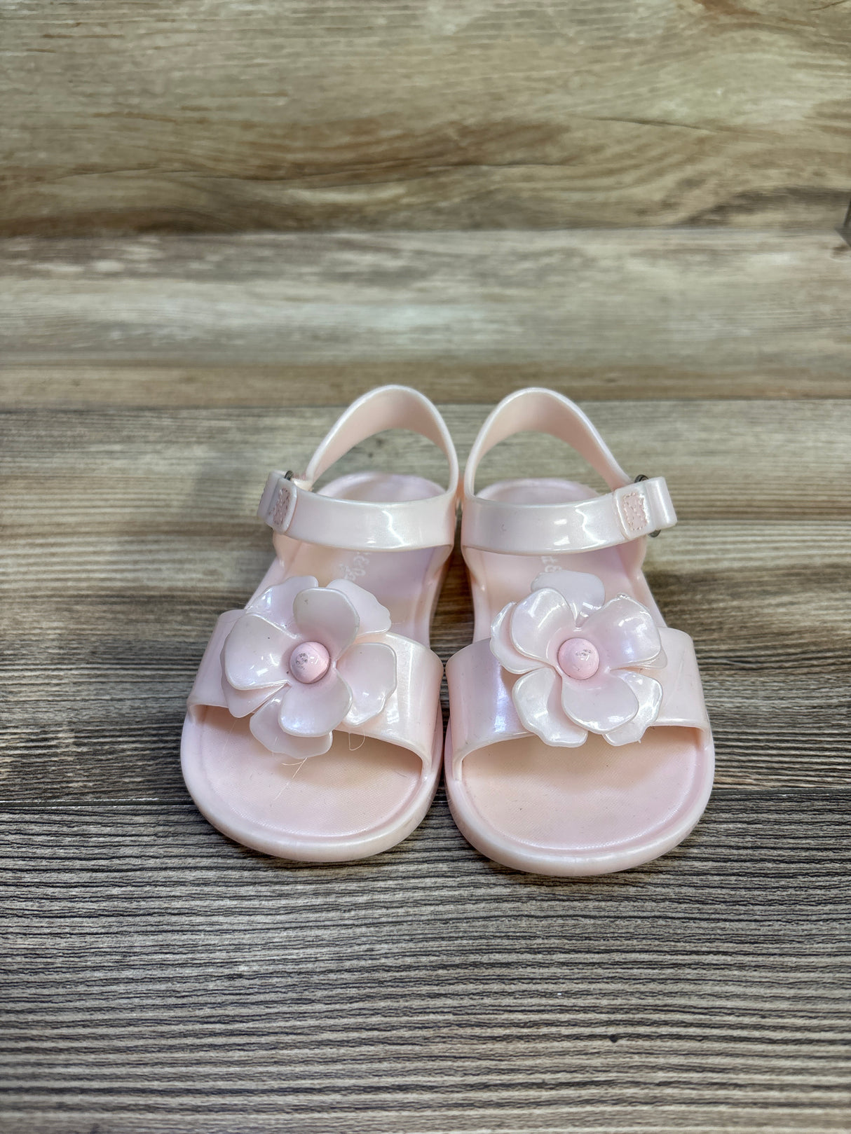 Cat & Jack Jelly Flower Sandal Pink sz 6c