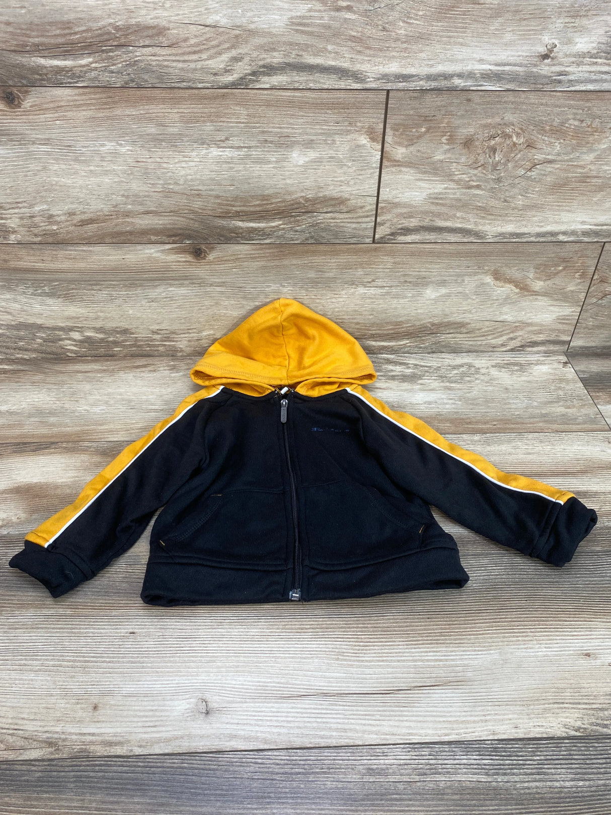 Ben Sherman Full Zip Hoodie Yellow/Black sz 3T