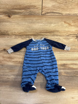 Carter's Little Brother Striped Blanket Sleeper Navy sz Newborn - Me n Mommy To Be