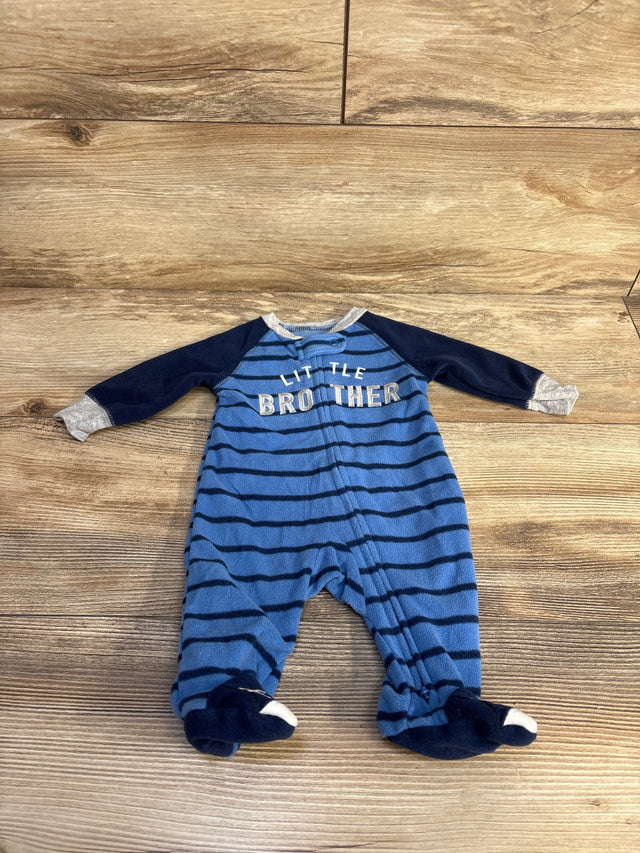 Carter's Little Brother Striped Blanket Sleeper Navy sz Newborn - Me n Mommy To Be