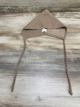 Briar Bebe Sherpa Bonnet Tan Sz 12-24m