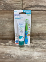 NEW Dr. Talbot's Toddler Training Toothpaste + Toothbrush