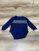 Carter's Striped Bodysuit Navy sz 24m