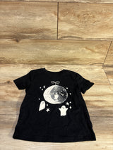Cat & Jack Ghost Disco Shirt Black sz 5T