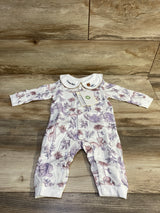 NEW Cherie Kids Forest Tales Collared Coverall White sz 6-12m